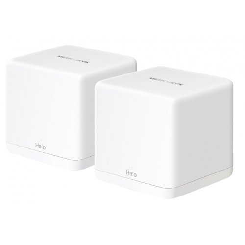 Купить Wi-Fi роутер Mercusys Halo H60X (2-pack) - цена в Харькове, Киеве, Днепре, Одессе
в интернет-магазине Telemart фото