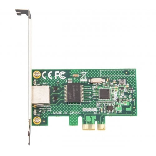 Купить Сетевая карта Frime PCI-E x1 to RJ-45 1000Mbps (NCF-GbLanWGI210AT.LP) - цена в Харькове, Киеве, Днепре, Одессе
в интернет-магазине Telemart фото