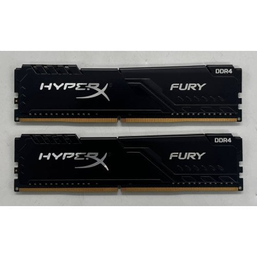 Купить Озу HyperX DDR4 16GB (2x8GB) 2666Mhz Fury Black (HX426C16FB3K2/16) (Восстановлено продавцом, 722863) с проверкой совместимости: обзор, характеристики, цена в Киеве, Днепре, Одессе, Харькове, Украине | интернет-магазин TELEMART.UA фото