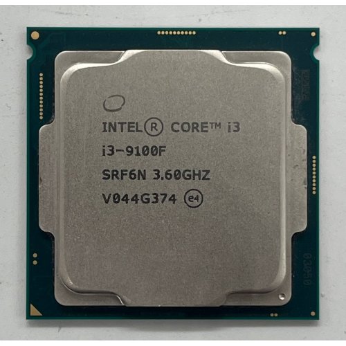 Процесор Intel Core i3-9100F 3.6(4.2)GHz 6MB s1151 Tray (CM8068403358820) (Відновлено продавцем, 722864) купити з перевіркою сумісності: огляд, характеристики, ціна у Києві, Львові, Вінниці, Хмельницькому, Івано-Франківську, Україні | інтернет-магазин TELEMART.UA фото