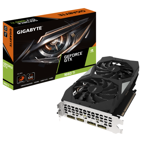 Купить Видеокарта Gigabyte GeForce GTX 1660 Ti OC 6144MB (GV-N166TOC-6GD) (Восстановлено продавцом, 722896) с проверкой совместимости: обзор, характеристики, цена в Киеве, Днепре, Одессе, Харькове, Украине | интернет-магазин TELEMART.UA фото