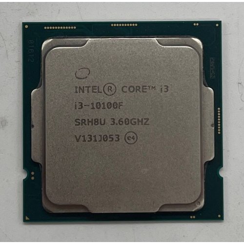 Процесор Intel Core i3-10100F 3.6(4.3)GHz 6MB s1200 Tray (CM8070104291318) (Відновлено продавцем, 722982) купити з перевіркою сумісності: огляд, характеристики, ціна у Києві, Львові, Вінниці, Хмельницькому, Івано-Франківську, Україні | інтернет-магазин TELEMART.UA фото