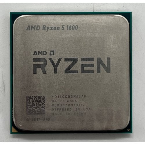 Процесор AMD Ryzen 5 1600 3.2(3.6)GHz sAM4 Tray (YD1600BBM6IAF) (Відновлено продавцем, 722996) купити з перевіркою сумісності: огляд, характеристики, ціна у Києві, Львові, Вінниці, Хмельницькому, Івано-Франківську, Україні | інтернет-магазин TELEMART.UA фото