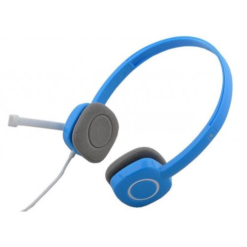 Купить Наушники Logitech H150 Headset (981-000368) Blue - цена в Харькове, Киеве, Днепре, Одессе
в интернет-магазине Telemart фото