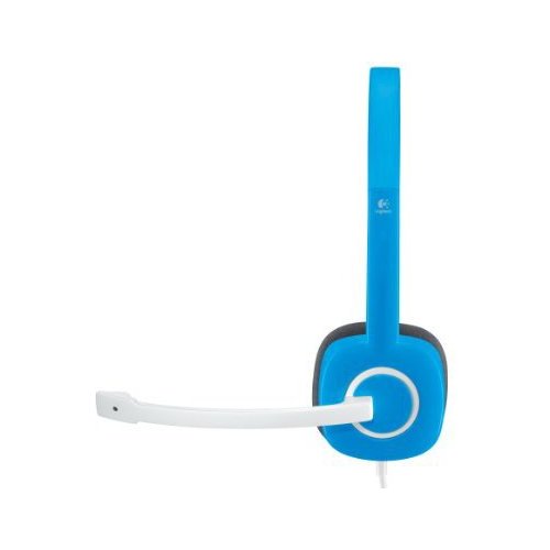 Купить Наушники Logitech H150 Headset (981-000368) Blue - цена в Харькове, Киеве, Днепре, Одессе
в интернет-магазине Telemart фото