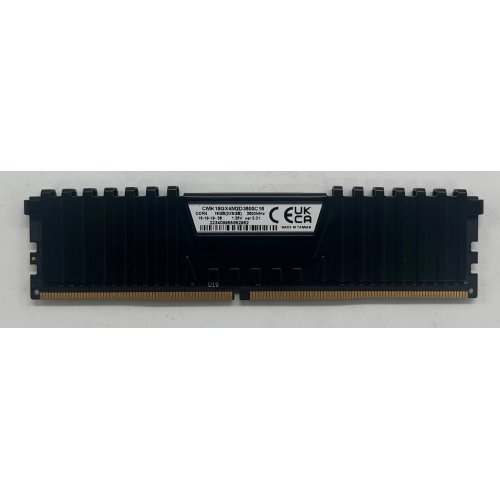 Озп Corsair DDR4 8GB 3600Mhz Vengeance LPX Black (CMK8GX4M2D3600C16) (Відновлено продавцем, 723225) купити з перевіркою сумісності: огляд, характеристики, ціна у Києві, Львові, Вінниці, Хмельницькому, Івано-Франківську, Україні | інтернет-магазин TELEMART.UA фото