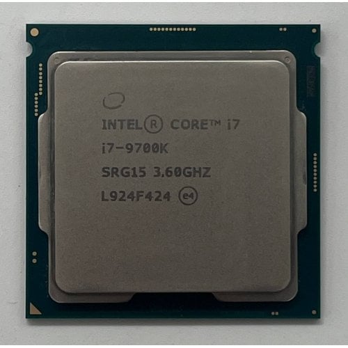 Процесор Intel Core i7-9700K 3.6(4.9)GHz 12MB s1151 Tray (CM8068403874212) (Відновлено продавцем, 723232) купити з перевіркою сумісності: огляд, характеристики, ціна у Києві, Львові, Вінниці, Хмельницькому, Івано-Франківську, Україні | інтернет-магазин TELEMART.UA фото