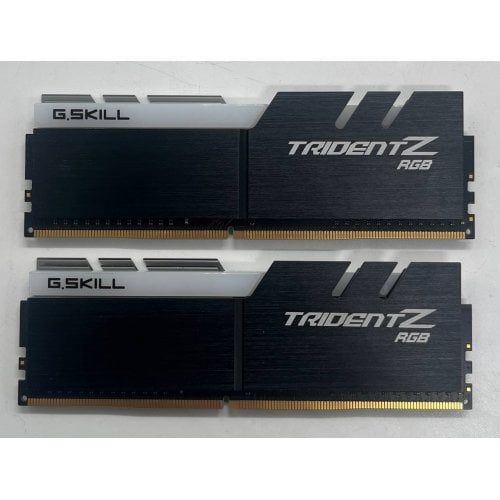 Купить Озу G.Skill DDR4 16GB (2x8GB) 3200Mhz Trident Z RGB (F4-3200C16D-16GTZR) (Восстановлено продавцом, 723233) с проверкой совместимости: обзор, характеристики, цена в Киеве, Днепре, Одессе, Харькове, Украине | интернет-магазин TELEMART.UA фото