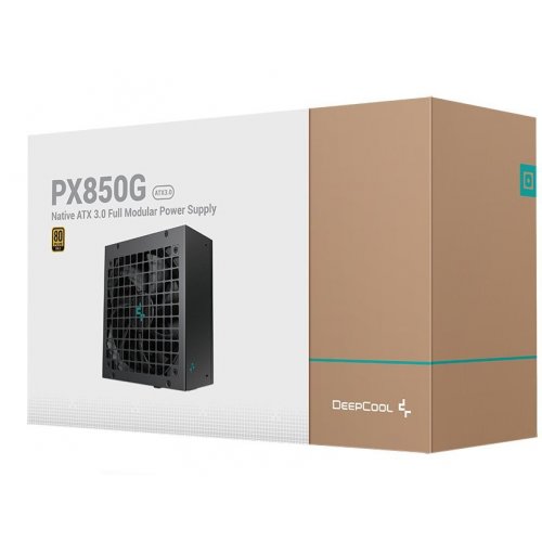 Купить Уценка блок питания Deepcool PX850G 850W (R-PX850G-FC0B-EU) Black (Следы установки, 723262) с проверкой совместимости: обзор, характеристики, цена в Киеве, Днепре, Одессе, Харькове, Украине | интернет-магазин TELEMART.UA фото