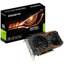 Видеокарта Gigabyte GeForce GTX 1050 Ti G1 Gaming 4096MB (GV-N105TG1 GAMING-4GD) (Восстановлено продавцом, 723328)