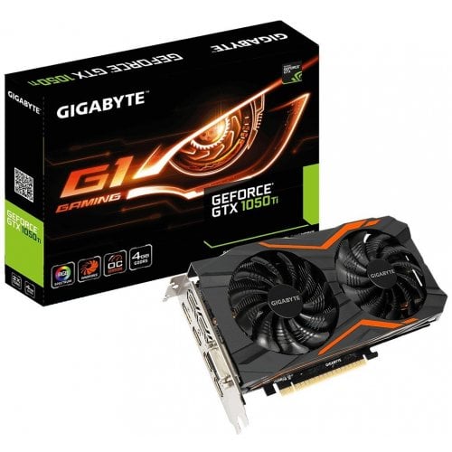 Купить Видеокарта Gigabyte GeForce GTX 1050 Ti G1 Gaming 4096MB (GV-N105TG1 GAMING-4GD) (Восстановлено продавцом, 723328) с проверкой совместимости: обзор, характеристики, цена в Киеве, Днепре, Одессе, Харькове, Украине | интернет-магазин TELEMART.UA фото