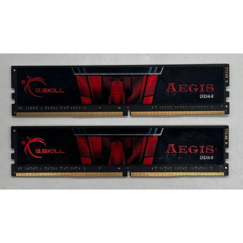 Купить Озу G.Skill DDR4 16GB (2x8GB) 3000Mhz Aegis (F4-3000C16D-16GISB) (Восстановлено продавцом, 723331) с проверкой совместимости: обзор, характеристики, цена в Киеве, Днепре, Одессе, Харькове, Украине | интернет-магазин TELEMART.UA фото