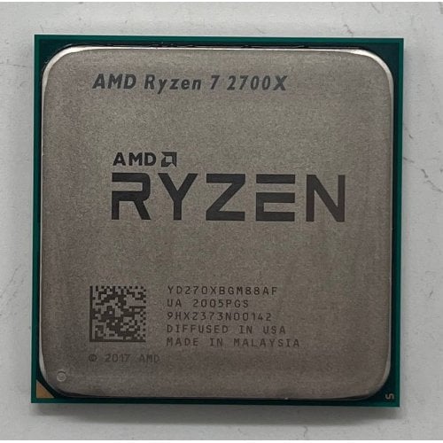 Процесор AMD Ryzen 7 2700X 3.7(4.3)GHz 16MB sAM4 Tray (YD270XBGM88AF) (Відновлено продавцем, 723337) купити з перевіркою сумісності: огляд, характеристики, ціна у Києві, Львові, Вінниці, Хмельницькому, Івано-Франківську, Україні | інтернет-магазин TELEMART.UA фото