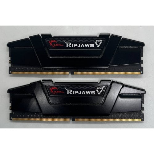 Купить Озу G.Skill DDR4 16GB (2x8GB) 3200Mhz Ripjaws V (F4-3200C16D-16GVKB) (Восстановлено продавцом, 723394) с проверкой совместимости: обзор, характеристики, цена в Киеве, Днепре, Одессе, Харькове, Украине | интернет-магазин TELEMART.UA фото