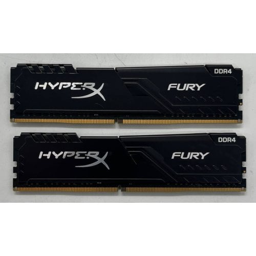 Купить Озу HyperX DDR4 16GB (2x8GB) 3200Mhz Fury Black (HX432C16FB3K2/16) (Восстановлено продавцом, 723404) с проверкой совместимости: обзор, характеристики, цена в Киеве, Днепре, Одессе, Харькове, Украине | интернет-магазин TELEMART.UA фото