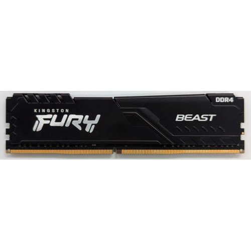 Купить Озу Kingston DDR4 8GB 3200Mhz FURY Beast Black (KF432C16BB/8) (Восстановлено продавцом, 723617) с проверкой совместимости: обзор, характеристики, цена в Киеве, Днепре, Одессе, Харькове, Украине | интернет-магазин TELEMART.UA фото