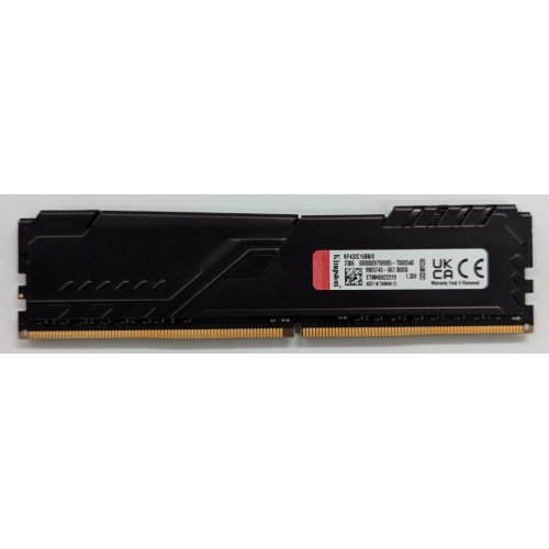 Купить Озу Kingston DDR4 8GB 3200Mhz FURY Beast Black (KF432C16BB/8) (Восстановлено продавцом, 723617) с проверкой совместимости: обзор, характеристики, цена в Киеве, Днепре, Одессе, Харькове, Украине | интернет-магазин TELEMART.UA фото