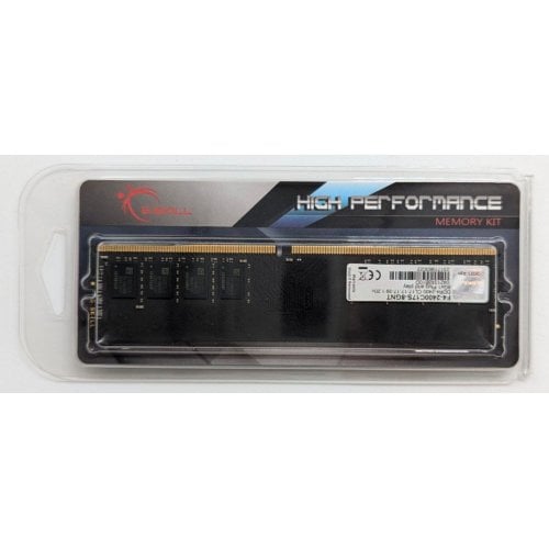 Озп G.Skill DDR4 8GB 2400Mhz Value (F4-2400C17S-8GNT) (Відновлено продавцем, 723628) купити з перевіркою сумісності: огляд, характеристики, ціна у Києві, Львові, Вінниці, Хмельницькому, Івано-Франківську, Україні | інтернет-магазин TELEMART.UA фото