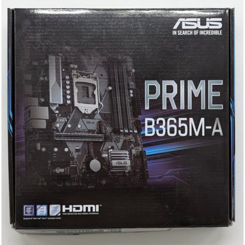 Купить Материнская плата Asus PRIME B365M-A (s1151-V2, Intel B365) (Восстановлено продавцом, 723633) с проверкой совместимости: обзор, характеристики, цена в Киеве, Днепре, Одессе, Харькове, Украине | интернет-магазин TELEMART.UA фото