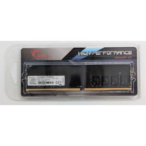 Озп G.Skill DDR4 8GB 2400Mhz Value (F4-2400C17S-8GNT) (Відновлено продавцем, 723655) купити з перевіркою сумісності: огляд, характеристики, ціна у Києві, Львові, Вінниці, Хмельницькому, Івано-Франківську, Україні | інтернет-магазин TELEMART.UA фото