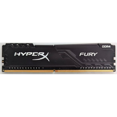 Купить Озу HyperX DDR4 8GB 2666Mhz Fury Black (HX426C16FB3/8) (Восстановлено продавцом, 723743) с проверкой совместимости: обзор, характеристики, цена в Киеве, Днепре, Одессе, Харькове, Украине | интернет-магазин TELEMART.UA фото