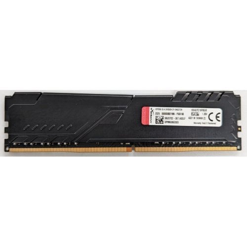 Купить Озу HyperX DDR4 8GB 3733Mhz Fury Black (HX437C19FB3/8) (Восстановлено продавцом, 723780) с проверкой совместимости: обзор, характеристики, цена в Киеве, Днепре, Одессе, Харькове, Украине | интернет-магазин TELEMART.UA фото