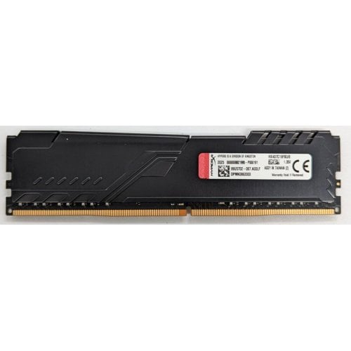 Купить Озу HyperX DDR4 8GB 3733Mhz Fury Black (HX437C19FB3/8) (Восстановлено продавцом, 723784) с проверкой совместимости: обзор, характеристики, цена в Киеве, Днепре, Одессе, Харькове, Украине | интернет-магазин TELEMART.UA фото