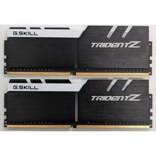 Купить Озу G.Skill DDR4 16GB (2x8GB) 3200Mhz Trident Z (F4-3200C16D-16GTZKW) (Восстановлено продавцом, 723800) с проверкой совместимости: обзор, характеристики, цена в Киеве, Днепре, Одессе, Харькове, Украине | интернет-магазин TELEMART.UA фото