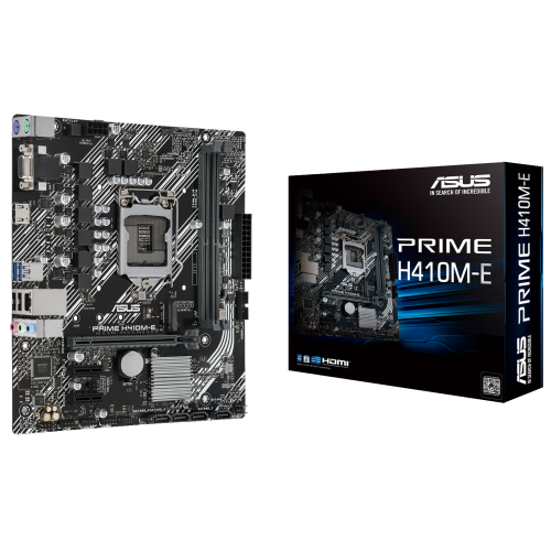 Купить Материнская плата Asus PRIME H410M-E (s1200, Intel H410) (Восстановлено продавцом, 724032) с проверкой совместимости: обзор, характеристики, цена в Киеве, Днепре, Одессе, Харькове, Украине | интернет-магазин TELEMART.UA фото