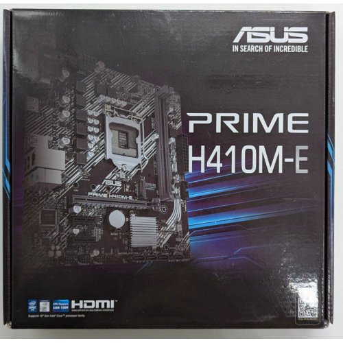 Купить Материнская плата Asus PRIME H410M-E (s1200, Intel H410) (Восстановлено продавцом, 724032) с проверкой совместимости: обзор, характеристики, цена в Киеве, Днепре, Одессе, Харькове, Украине | интернет-магазин TELEMART.UA фото