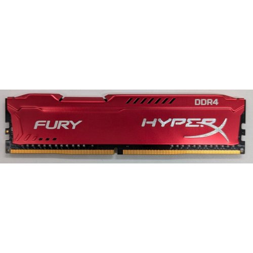 Озп Kingston DDR4 8GB 2400Mhz HyperX FURY Red (HX424C15FR2/8) (Відновлено продавцем, 724041) купити з перевіркою сумісності: огляд, характеристики, ціна у Києві, Львові, Вінниці, Хмельницькому, Івано-Франківську, Україні | інтернет-магазин TELEMART.UA фото