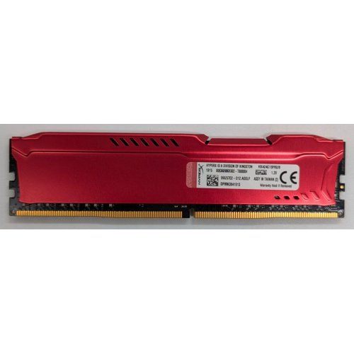 Озп Kingston DDR4 8GB 2400Mhz HyperX FURY Red (HX424C15FR2/8) (Відновлено продавцем, 724041) купити з перевіркою сумісності: огляд, характеристики, ціна у Києві, Львові, Вінниці, Хмельницькому, Івано-Франківську, Україні | інтернет-магазин TELEMART.UA фото