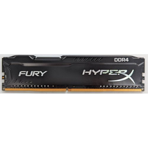 Озп Kingston DDR4 8GB 2400Mhz HyperX FURY Black (HX424C15FB2/8) (Відновлено продавцем, 724044) купити з перевіркою сумісності: огляд, характеристики, ціна у Києві, Львові, Вінниці, Хмельницькому, Івано-Франківську, Україні | інтернет-магазин TELEMART.UA фото