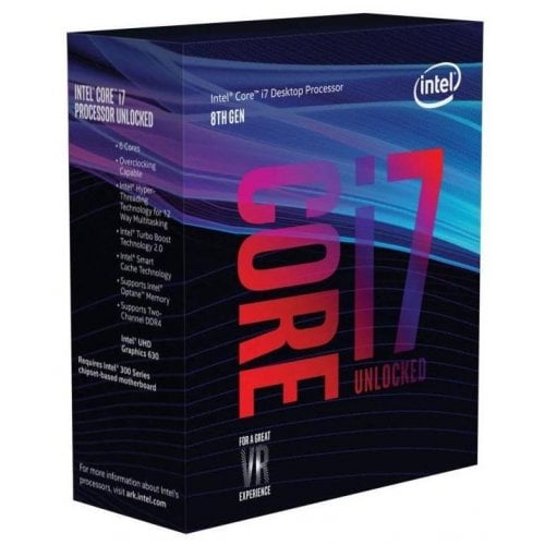 Процесор Intel Core i7-8700K 3.7(4.7)GHz 12MB s1151 Box (BX80684I78700K) (Відновлено продавцем, 724054) купити з перевіркою сумісності: огляд, характеристики, ціна у Києві, Львові, Вінниці, Хмельницькому, Івано-Франківську, Україні | інтернет-магазин TELEMART.UA фото