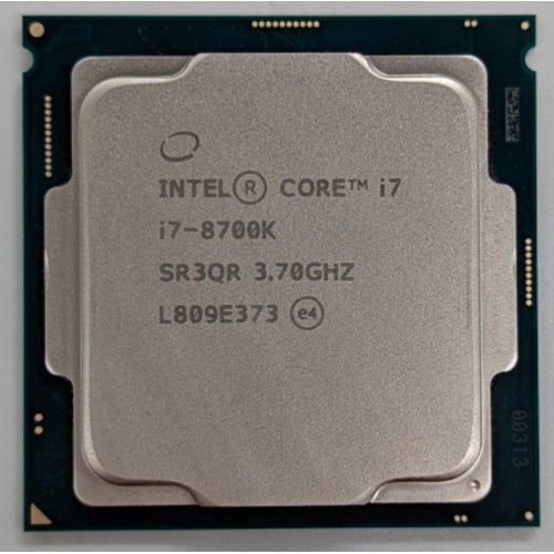 Процесор Intel Core i7-8700K 3.7(4.7)GHz 12MB s1151 Box (BX80684I78700K) (Відновлено продавцем, 724054) купити з перевіркою сумісності: огляд, характеристики, ціна у Києві, Львові, Вінниці, Хмельницькому, Івано-Франківську, Україні | інтернет-магазин TELEMART.UA фото