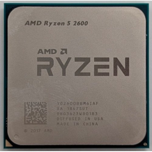 Процесор AMD Ryzen 5 2600 3.4(3.9)GHz 16MB sAM4 Box (YD2600BBAFBOX) (Відновлено продавцем, 724107) купити з перевіркою сумісності: огляд, характеристики, ціна у Києві, Львові, Вінниці, Хмельницькому, Івано-Франківську, Україні | інтернет-магазин TELEMART.UA фото