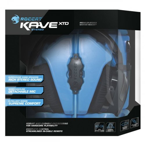 Купить Наушники Roccat Kave XTD Stereo (ROC-14-610) Black - цена в Харькове, Киеве, Днепре, Одессе
в интернет-магазине Telemart фото