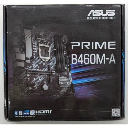 Купить Материнская плата Asus PRIME B460M-A (s1200, Intel B460) (Восстановлено продавцом, 724187) с проверкой совместимости: обзор, характеристики, цена в Киеве, Днепре, Одессе, Харькове, Украине | интернет-магазин TELEMART.UA фото