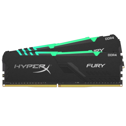 Купить Озу HyperX DDR4 32GB (2x16GB) 3200Mhz Fury RGB (HX432C16FB3AK2/32) (Восстановлено продавцом, 724193) с проверкой совместимости: обзор, характеристики, цена в Киеве, Днепре, Одессе, Харькове, Украине | интернет-магазин TELEMART.UA фото