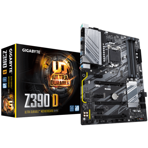 Купить Материнская плата Gigabyte Z390 D (s1151-V2, Intel Z390) (Восстановлено продавцом, 724409) с проверкой совместимости: обзор, характеристики, цена в Киеве, Днепре, Одессе, Харькове, Украине | интернет-магазин TELEMART.UA фото