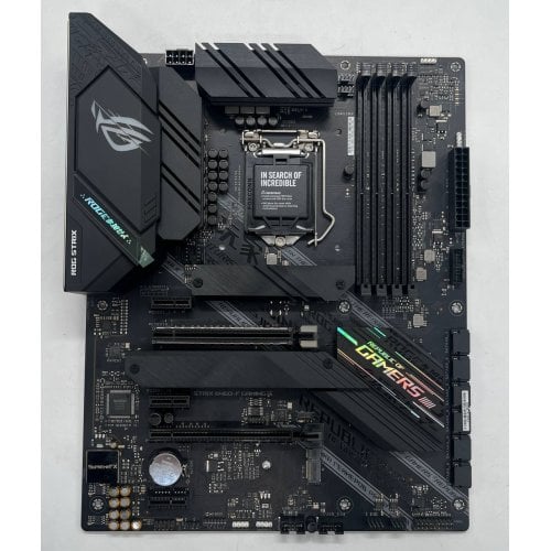 Купить Материнская плата Asus ROG STRIX B460-F GAMING (s1200, Intel B460) (Восстановлено продавцом, 724429) с проверкой совместимости: обзор, характеристики, цена в Киеве, Днепре, Одессе, Харькове, Украине | интернет-магазин TELEMART.UA фото