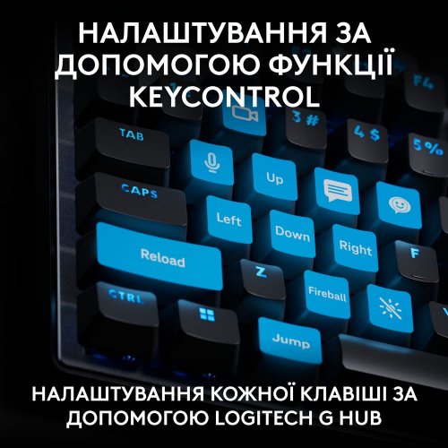 Купити Клавіатура Logitech G Pro X TKL Rapid Magnetic Linear (920-013233) Black - ціна в Києві, Львові, Вінниці, Хмельницькому, Франківську, Україні | інтернет-магазин TELEMART.UA фото