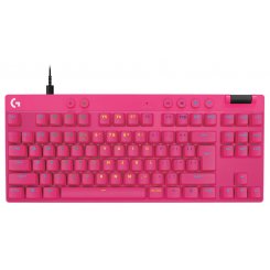 Клавиатура Logitech G Pro X TKL Rapid Magnetic Linear (920-013253) Magenta