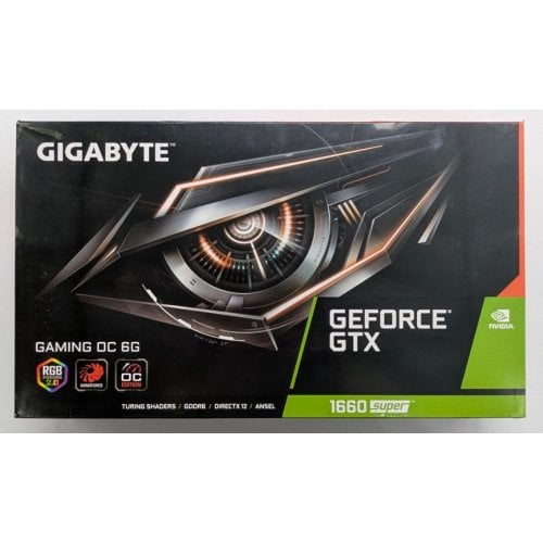 Відеокарта Gigabyte GeForce GTX 1660 SUPER Gaming OC 6144MB (GV-N166SGAMING OC-6GD) (Відновлено продавцем, 724458) купити з перевіркою сумісності: огляд, характеристики, ціна у Києві, Львові, Вінниці, Хмельницькому, Івано-Франківську, Україні | інтернет-магазин TELEMART.UA фото