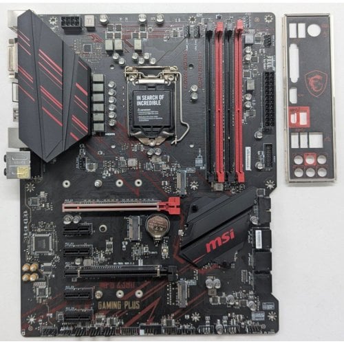 Материнська плата MSI MPG Z390 GAMING PLUS (s1151-v2, Intel Z390) (Відновлено продавцем, 724471) купити з перевіркою сумісності: огляд, характеристики, ціна у Києві, Львові, Вінниці, Хмельницькому, Івано-Франківську, Україні | інтернет-магазин TELEMART.UA фото