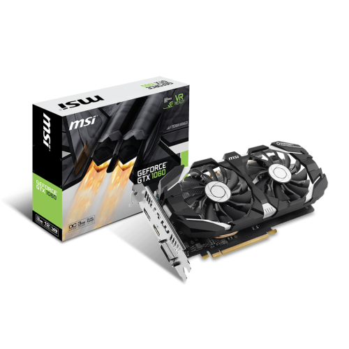 Купить Видеокарта MSI GeForce GTX 1060 Dual OC 3072MB (GTX 1060 3GT OC) (Восстановлено продавцом, 724499) с проверкой совместимости: обзор, характеристики, цена в Киеве, Днепре, Одессе, Харькове, Украине | интернет-магазин TELEMART.UA фото