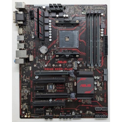 Купить Материнская плата Asus PRIME B350-PLUS (sAM4, AMD B350) (Восстановлено продавцом, 724504) с проверкой совместимости: обзор, характеристики, цена в Киеве, Днепре, Одессе, Харькове, Украине | интернет-магазин TELEMART.UA фото