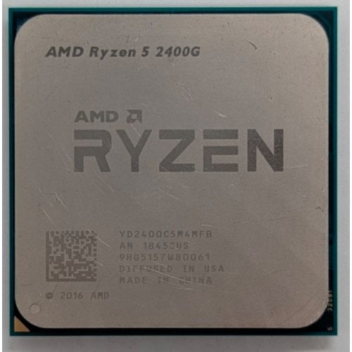 Купить Процессор AMD Ryzen 5 2400G 3.6(3.9)GHz 4MB sAM4 Tray (YD2400C5M4MFB) (Восстановлено продавцом, 724606) с проверкой совместимости: обзор, характеристики, цена в Киеве, Днепре, Одессе, Харькове, Украине | интернет-магазин TELEMART.UA фото