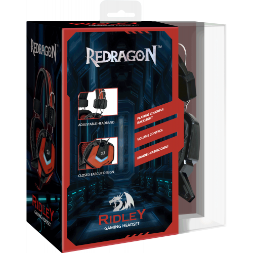 Купить Наушники Redragon RIDLEY (64204) Black - цена в Харькове, Киеве, Днепре, Одессе
в интернет-магазине Telemart фото