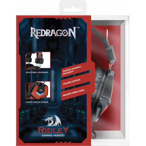 Купить Наушники Redragon RIDLEY (64204) Black - цена в Харькове, Киеве, Днепре, Одессе
в интернет-магазине Telemart фото